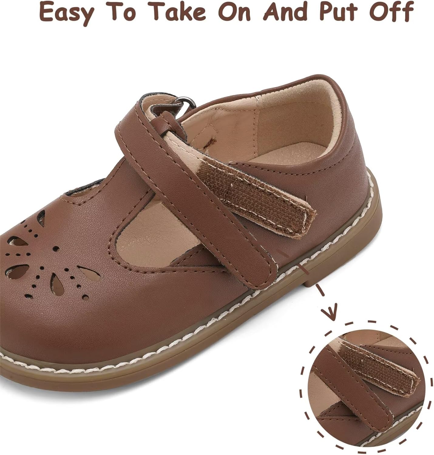 Toddler Girl Mary Jane Dress Shoes-Little Girls School Uniform Shoes - Image 3