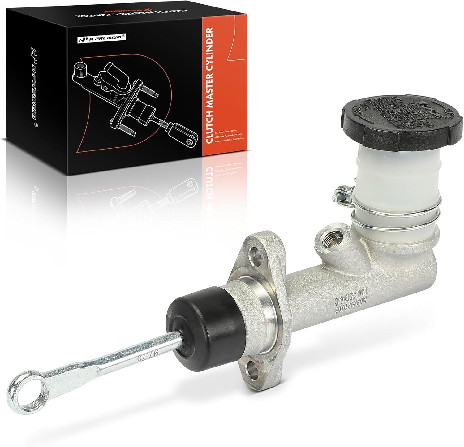 A-Premium Clutch Master Cylinder with Reservoir Compatible with Jeep YJ Series Wrangler 1987-1990, Replace# 53004466