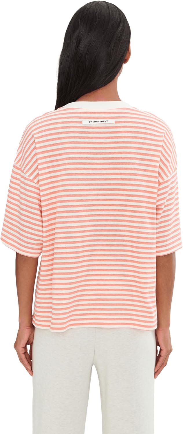 Free People Womens Stripe Tackle Tee - Image 4