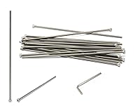 Vista 66 de iexcell 25 piezas M4 x 60/65/70/75/3.150 in paso de rosca 0.028 in acero inoxidable 304 cabeza hexagonal Tornillos Tornillos surtido Kit