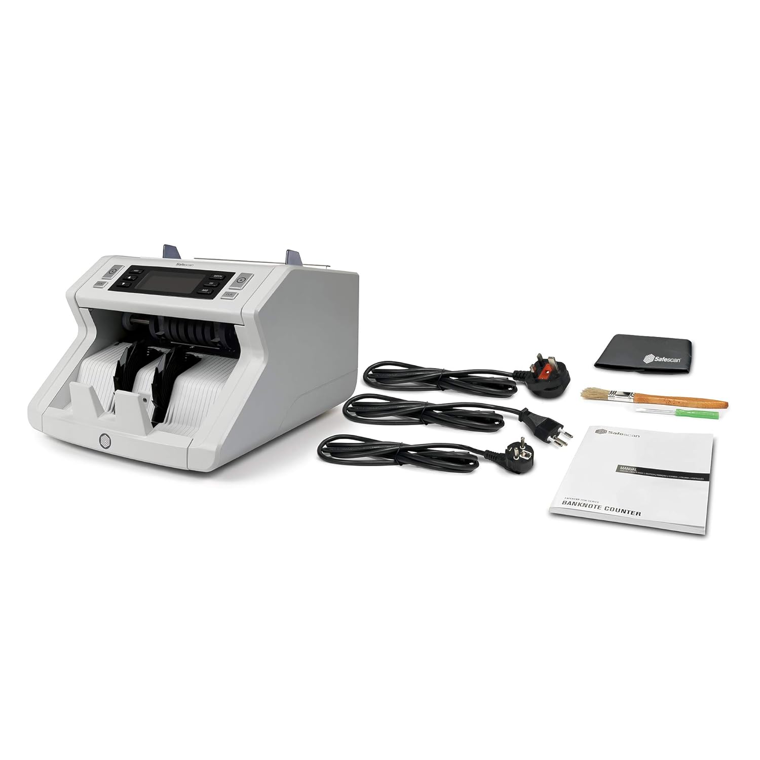 Safescan 2250 - Bill counter for sorted bills with 3-point counterfeit detection : Office Products