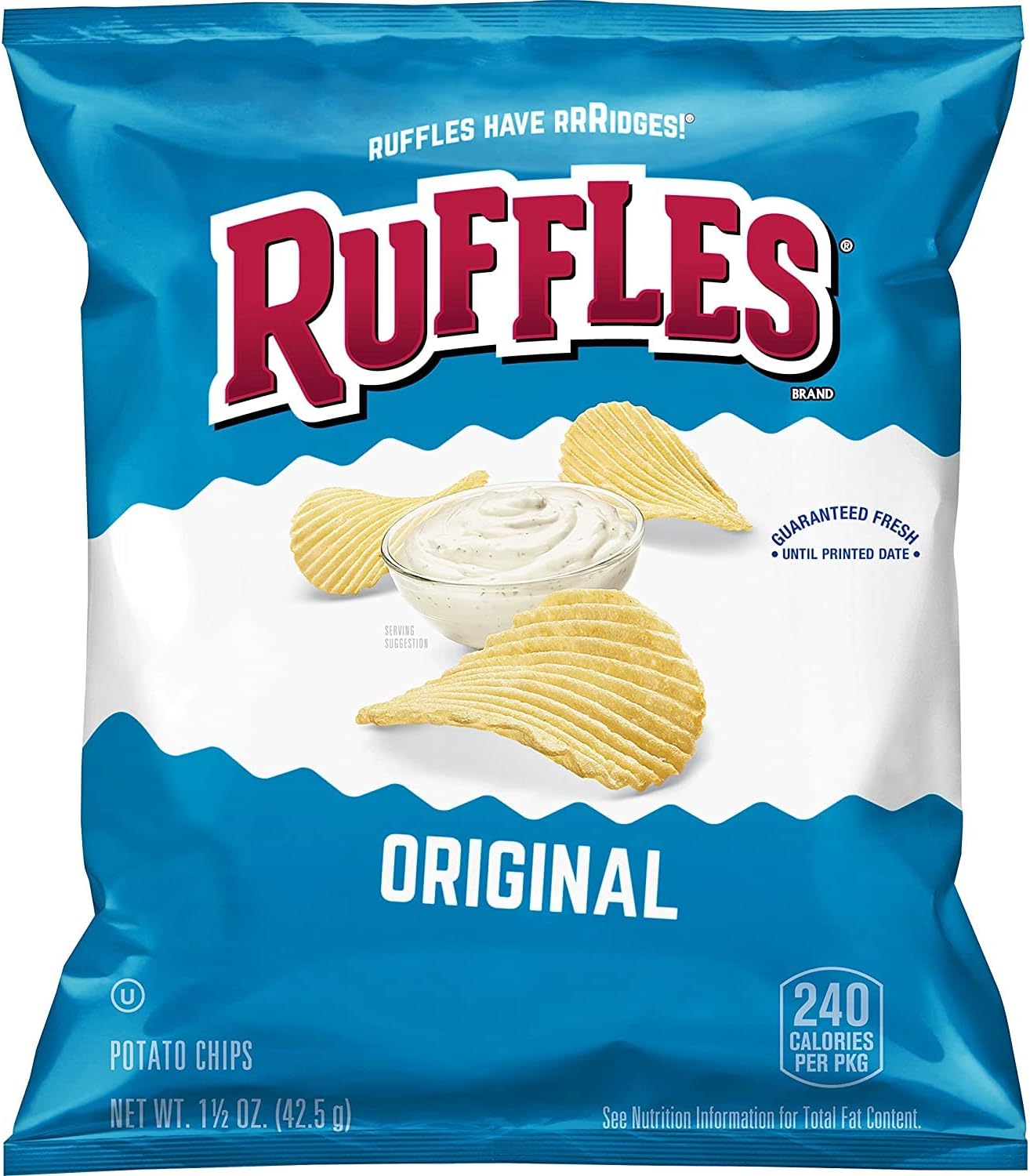 Ruffles Original Potato Chips, 1.5 Ounce