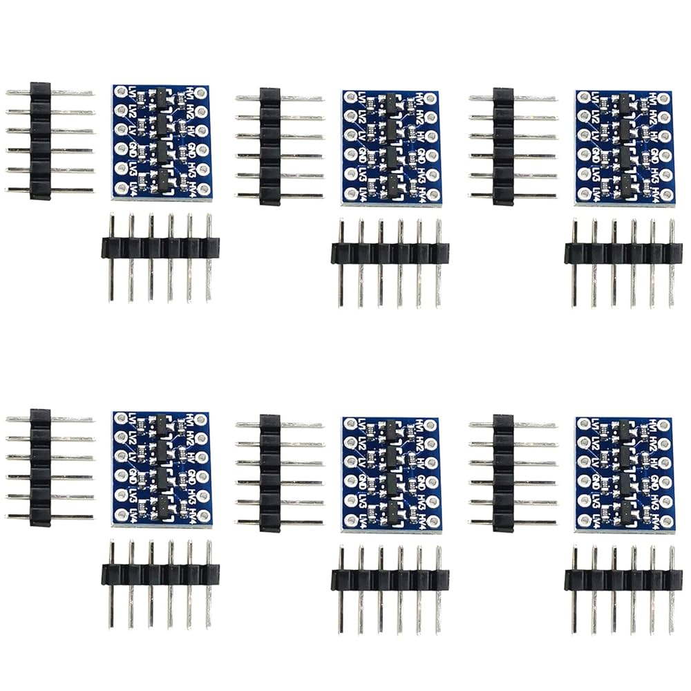 Amazon | RASBEE 6個セット 4チャンネル IIC I2C ロジック