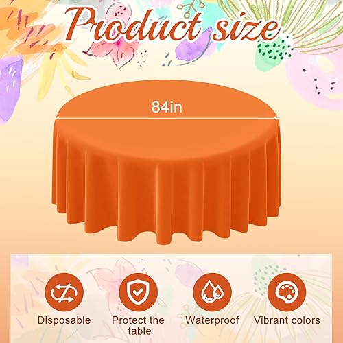 Miniatura 9 de 12 manteles de plástico desechables de Navidad, 54 x 108 pulgadas, suministros para fiestas de Año Nuevo, rectangulares, impermeables, de hasta 8