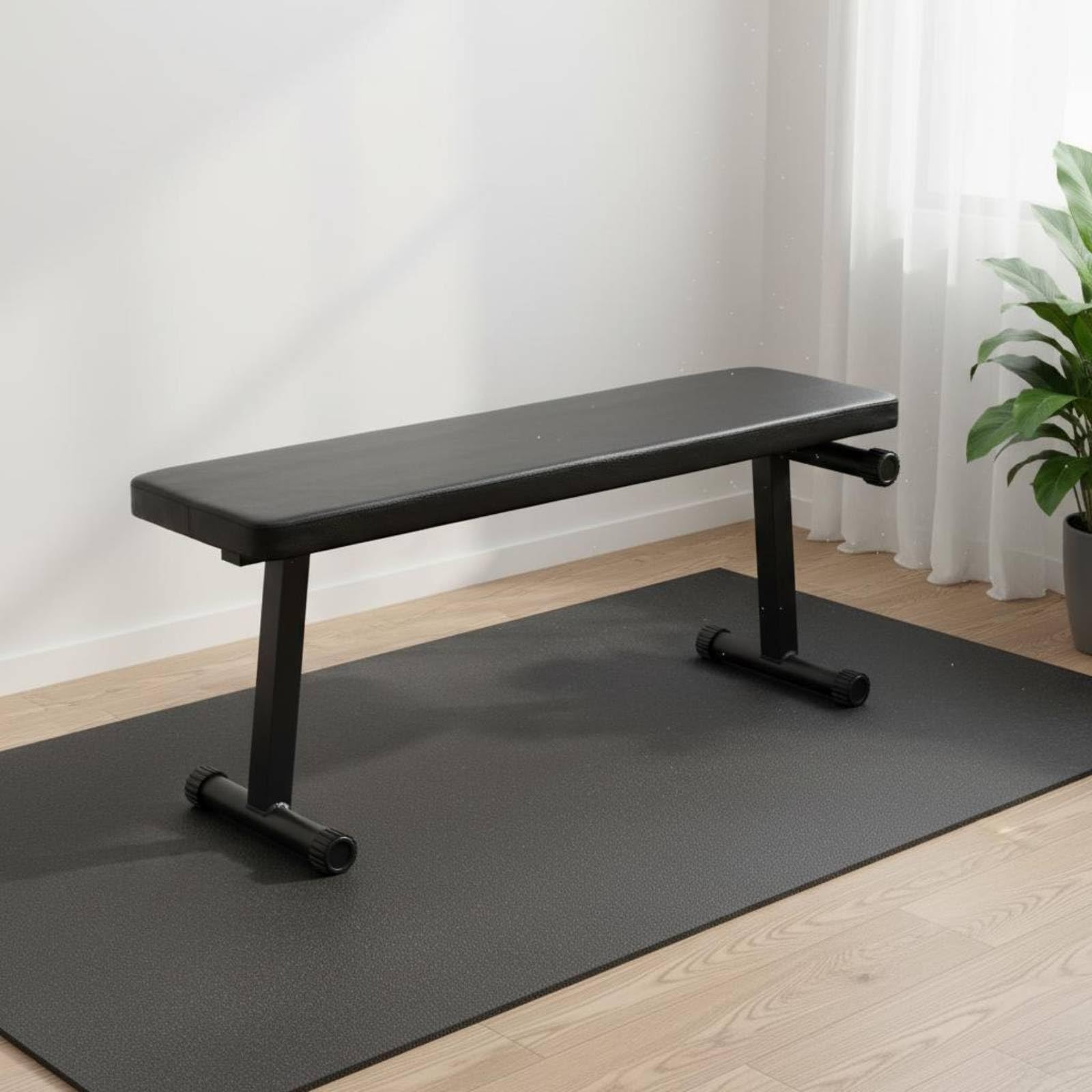 Baoblaze Banco de Pesas Ajustable Banco de Entrenamiento Banco Plegable Banco de Gimnasio con Acolchado Cómodo y Superficie Amplia para Mayor Soporte Adecuado, Negro
