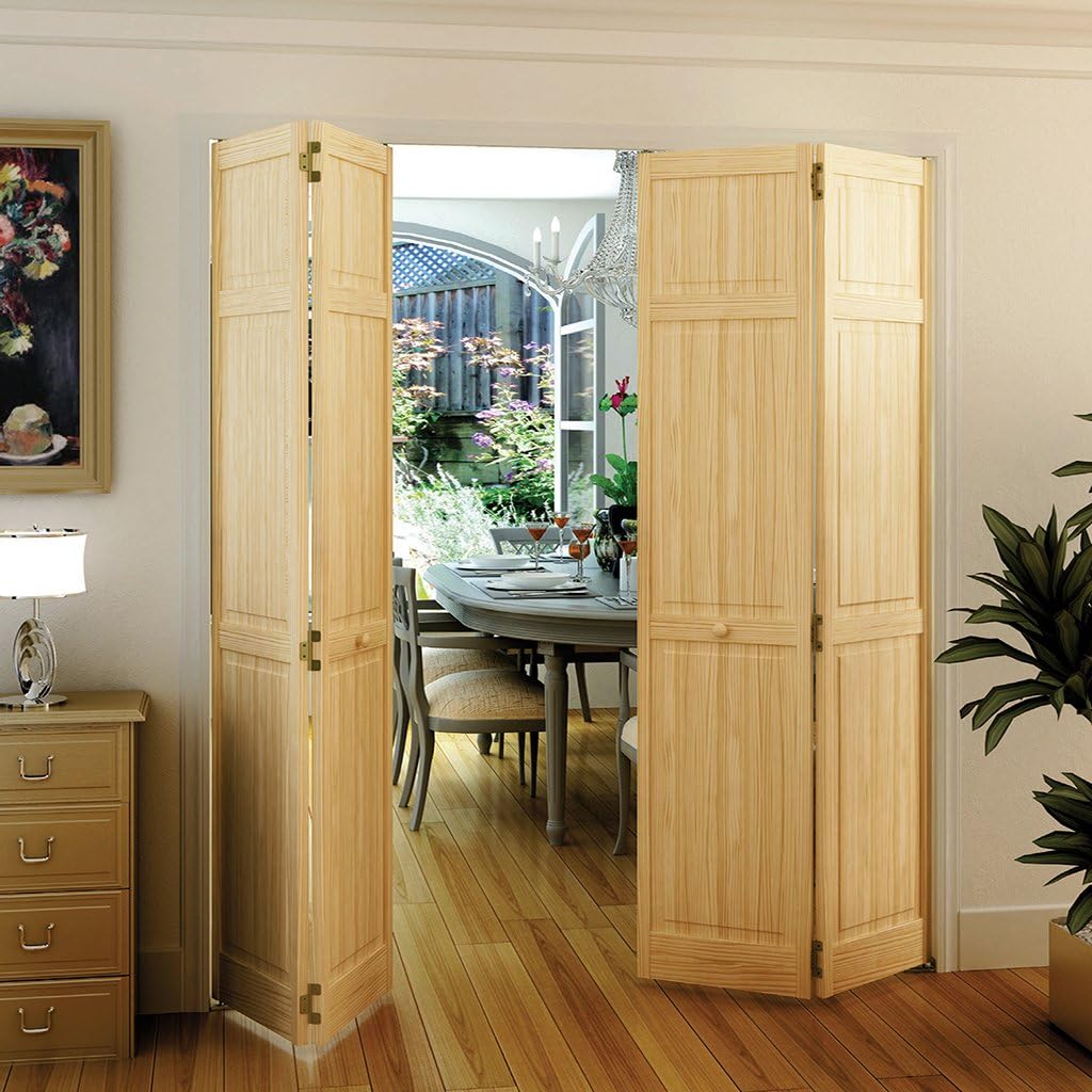 "Kimberly Bay Closet Door, Bi-fold, 6-Panel Style Solid Wood (80x36)