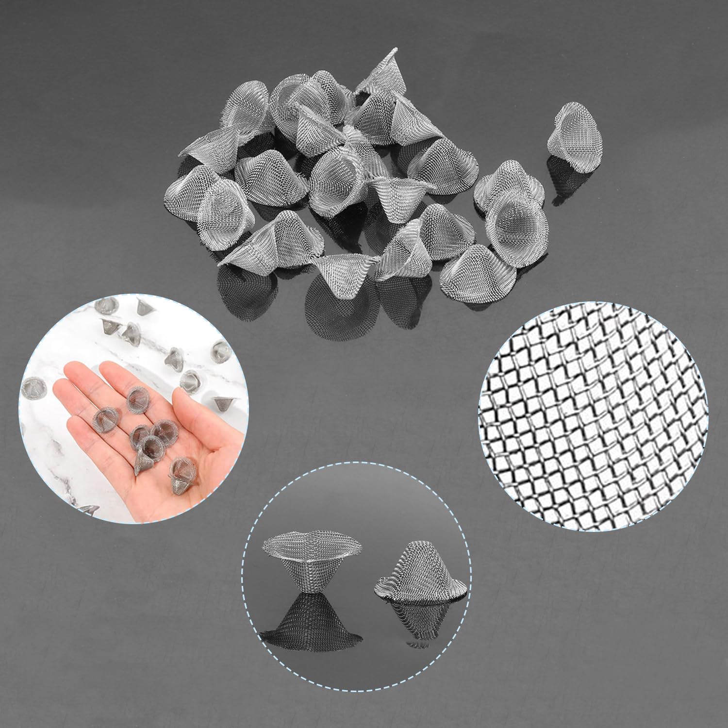 Irfora Filtre à Tamis Pour Tuyau De Tabac En Acier Inoxydable