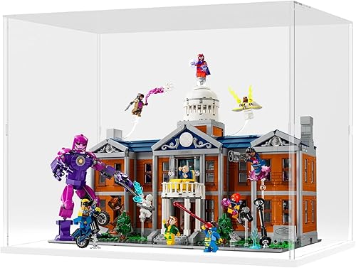 Vista 97 de Choowin Vitrina de acrílico para Lego Infinity Gauntlet 76191 para Lego Gauntlet 76223 para Lego Display Estuches de acrílico transparente grueso