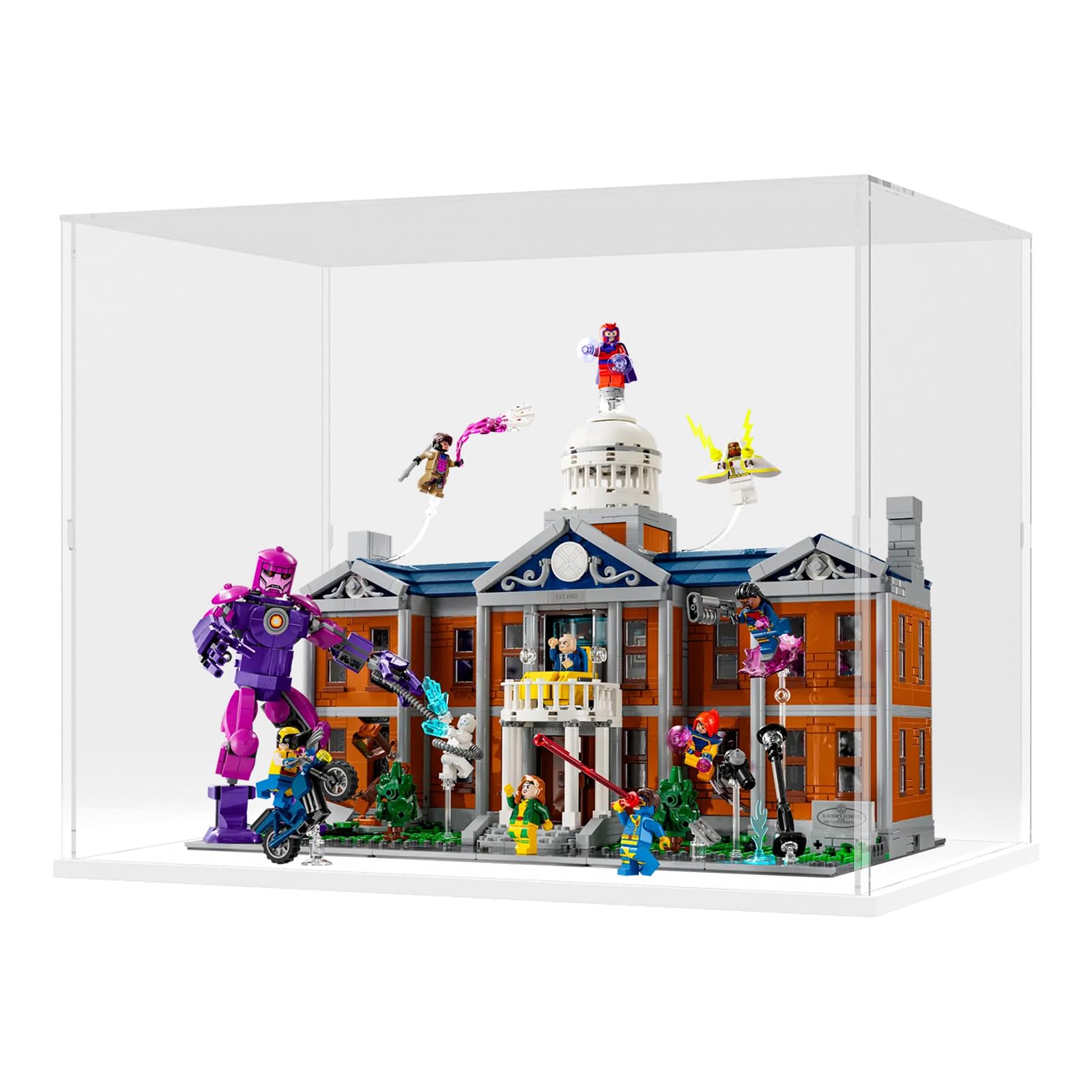 Nynelly Acrylic Display Case for Lego Notre Dame 21061 for Lego Bowser 71411 Models Figures - Image 4