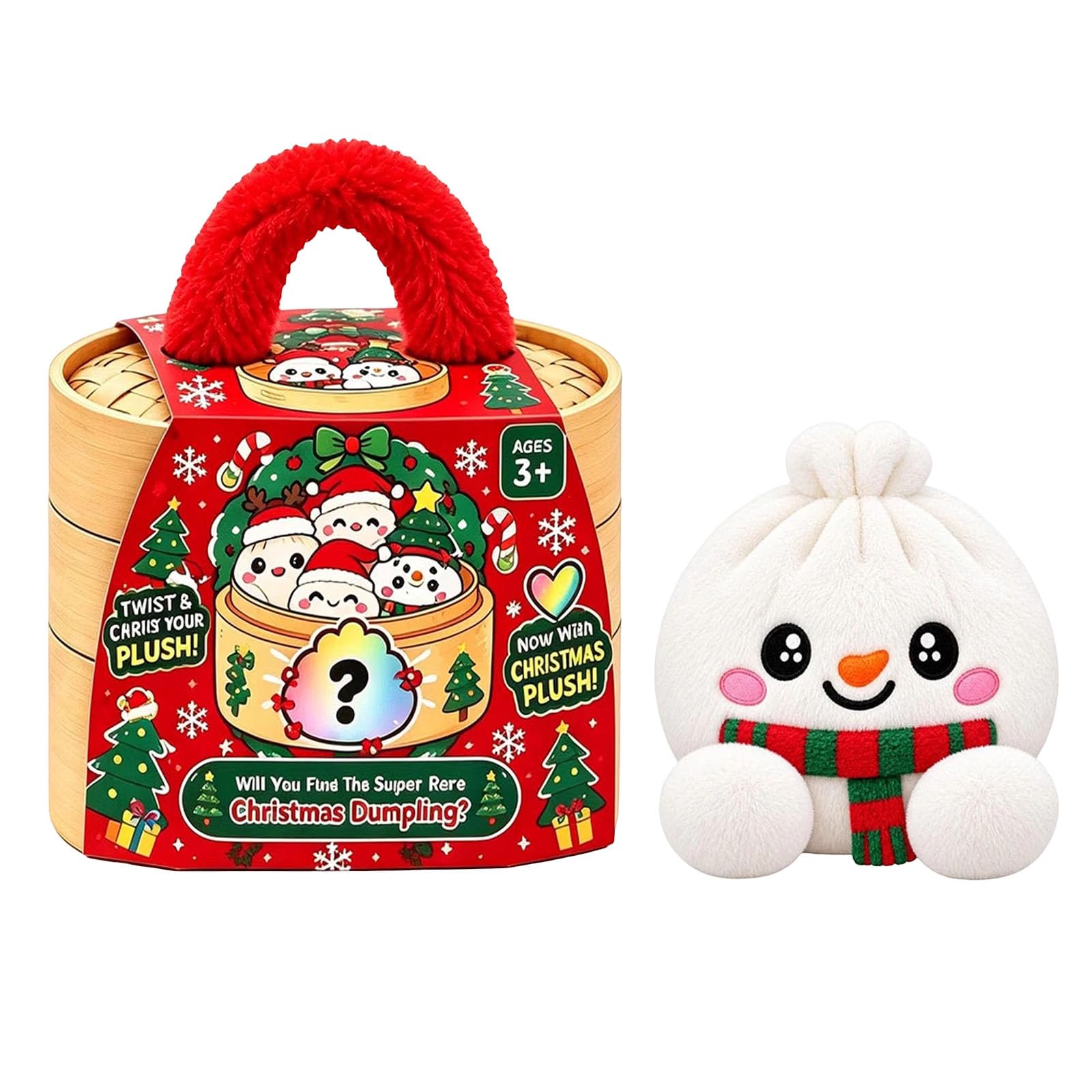 Giant Squishy Dumpling Pillow Home Decor Cute Plush Stuffed Steamed Bun (12#)