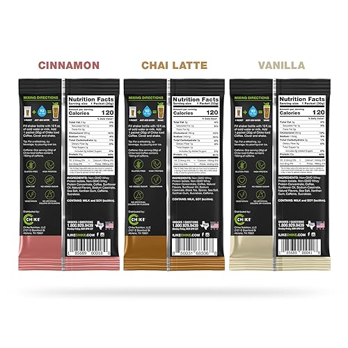 Miniatura 2 de CHIKE Latte Love - Paquete de muestra de café helado con alto contenido de proteínas, 0.71 onzas de proteína, 2 chupitos de expreso, 0.04 oz de
