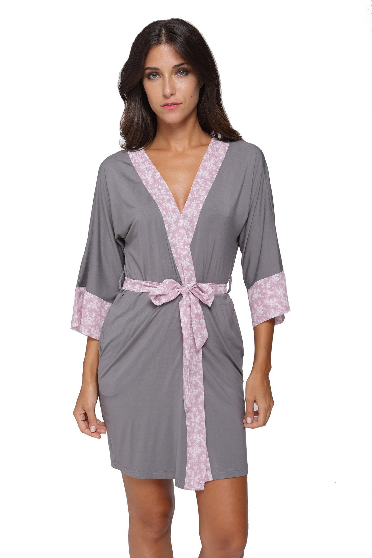 Womens Smooth Touch Knit Viscose Short Bridesmaid Robe XXL