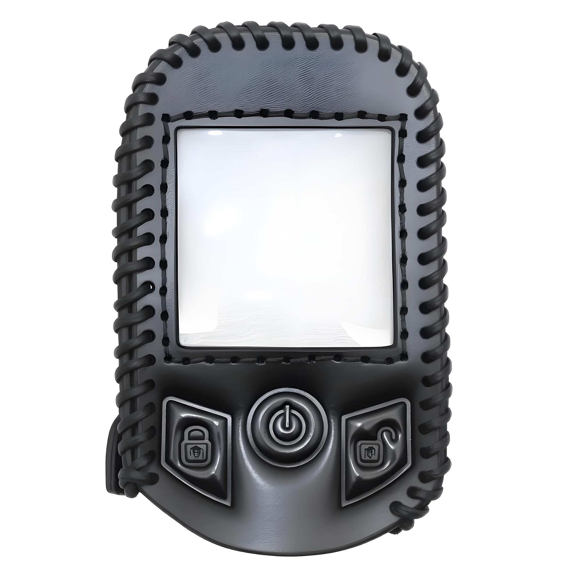 1 funda de piel para mando a distancia compatible con Compustar PRO T13 RFX-P2WT13-SF (con protector de pantalla para control remoto), color negro