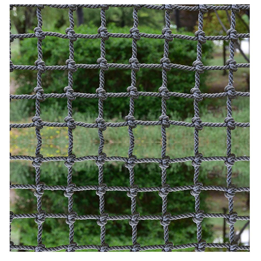 Generico Rete di Sicurezza per carichi Pesanti in Corda di Iuta, Protezione per Bambini, Corda per Bambini, Rete da Arrampicata per Bambini e Adulti, Corda in Nylon da 8 mm, Rete di Sicurezza anticad