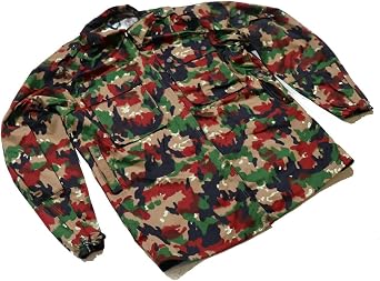 Genuine Swiss Military M83 Alpenflage Field Jacket Military Camouflage Uniform M70 TAZ