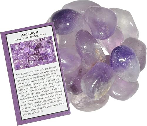 Miniatura 10 de Materiales de las gemas hipnóticas piedras secas, 3 grados y 7 tamaños. Piedras naturales pulidas a granel. Suministros para Wicca, Reiki, curación