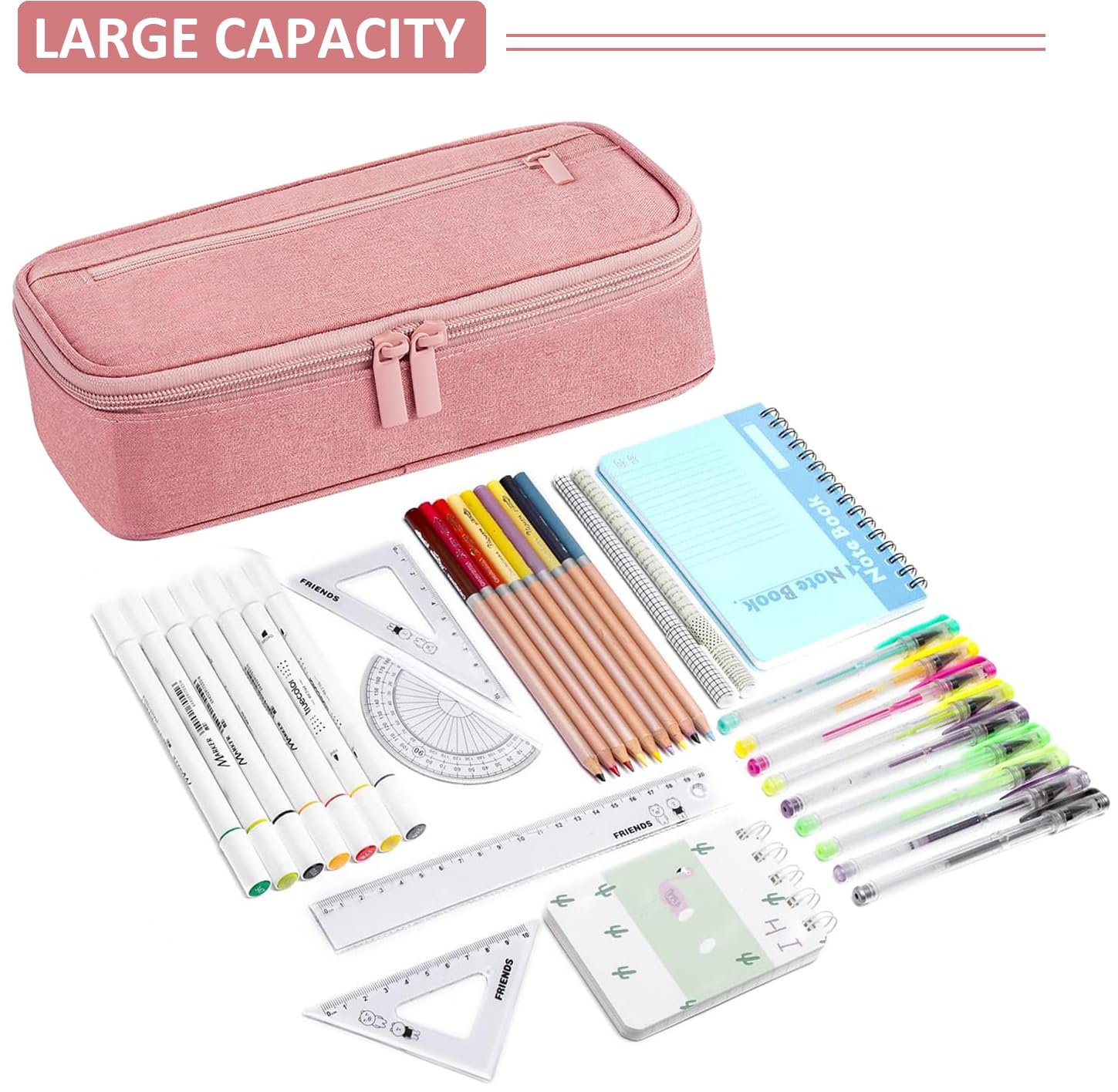 chenqi Pencil Case, Large Capacity Pencil Case - Image 4