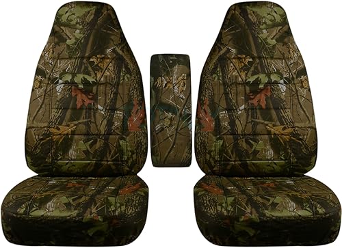 TOTALLY COVERS Compatible con Ford RangerExplorerExplorer Sport y Mazda NavajoB-Series Camo TruckSUV con funda de reposabrazos central camuflaje de