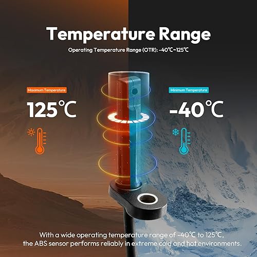 Miniatura 3 de 2 piezas ABS sensor de velocidad de rueda delantera izquierda y derecha para Honda Accord 2013 2014 2015 2016 2017, para Acura TLX 2015 2016 2017