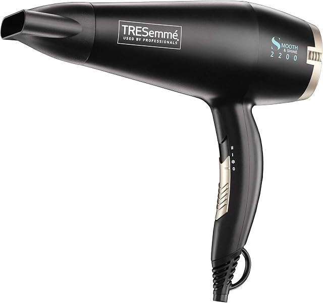 TRESemme 5542DU 2200W Power Smooth and Shine Dryer, Black