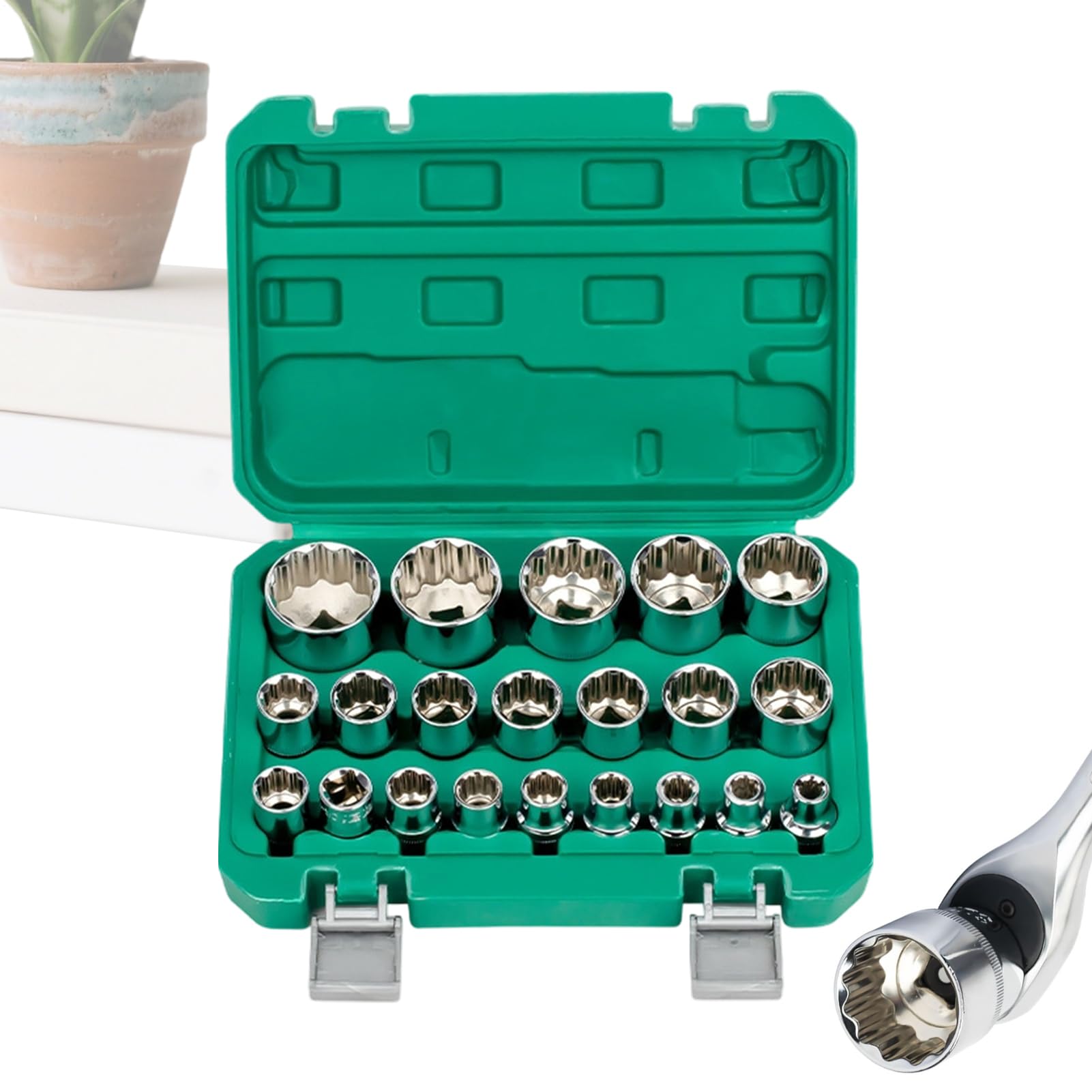 Kit de douilles pour la réparation automobile en acier allié haute résistance durable