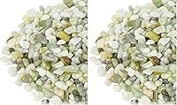Vista 8 de GASPRO Guijarros de 2.5 libras para plantas de interior, guijarros decorativos de 3/8 pulgadas para bambú, jarrón, suculentas, superficie altamente