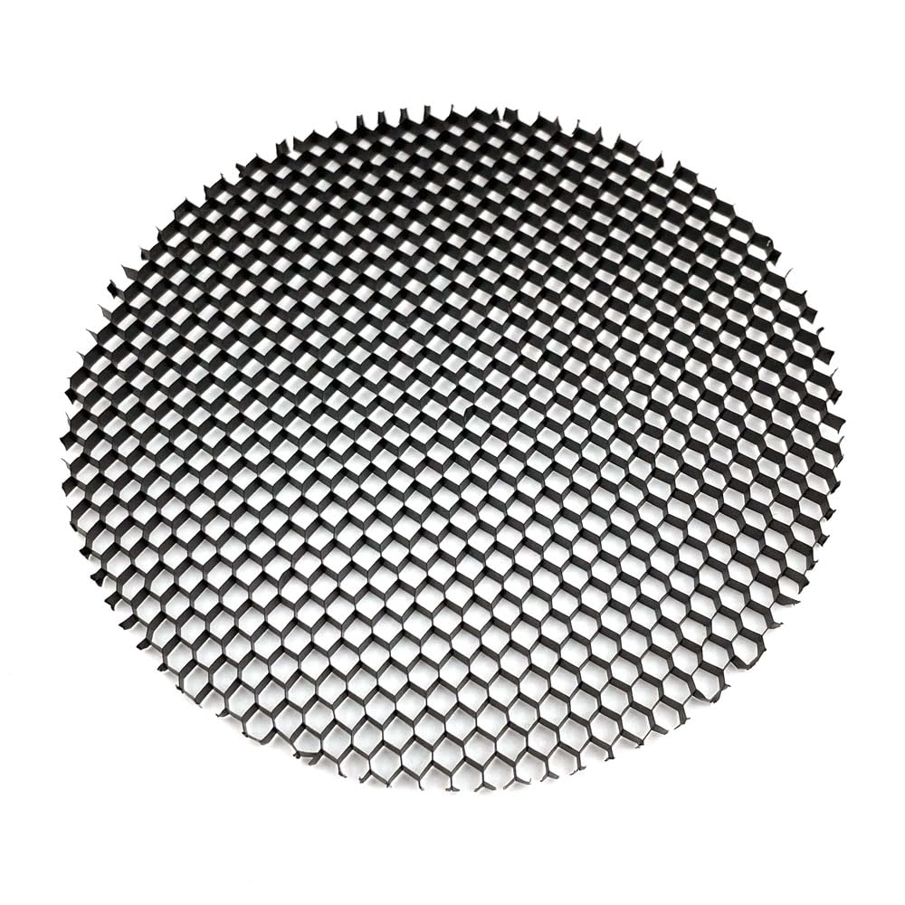2pcs 25 30 35 40 45 50 55 60-100 MM LED Light Shade Hood Downlight Spotlight Round Honeycomb Mesh Cover Black Anti-glare(50mm)