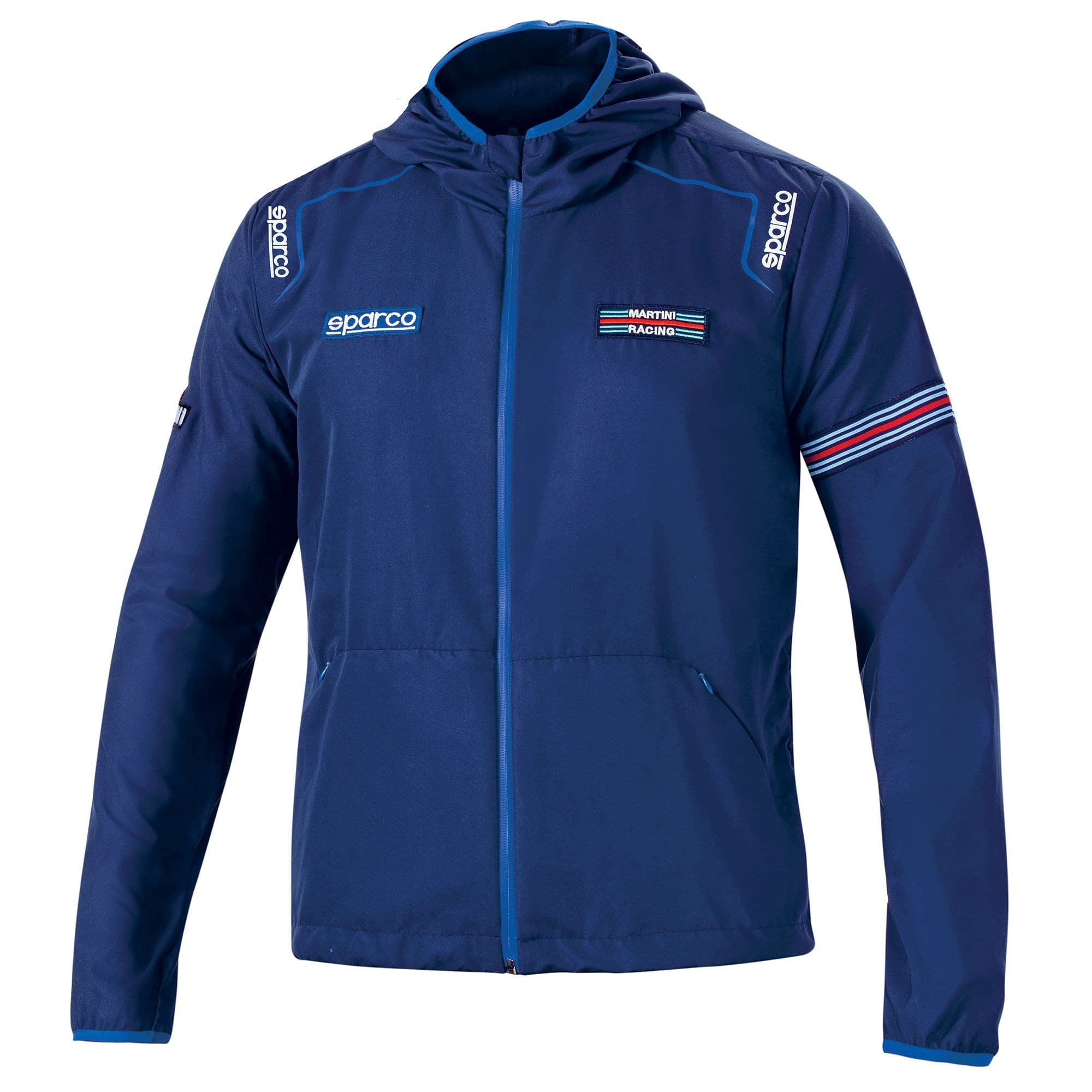 Sparco Martini Jacke, Blau, S, Unisex, für Erwachsene, bunt, Small
