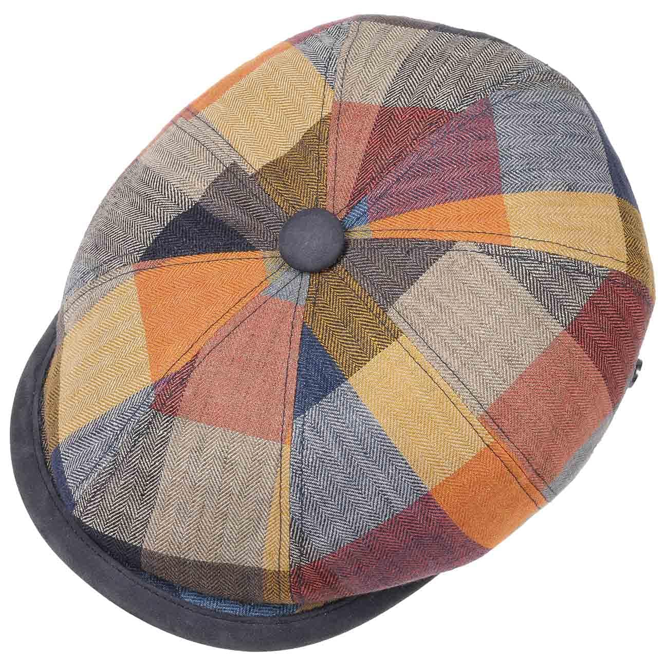Lierys City BIC Gorra Newsboy Piping de Piel Cuadros Hombre Primavera Verano