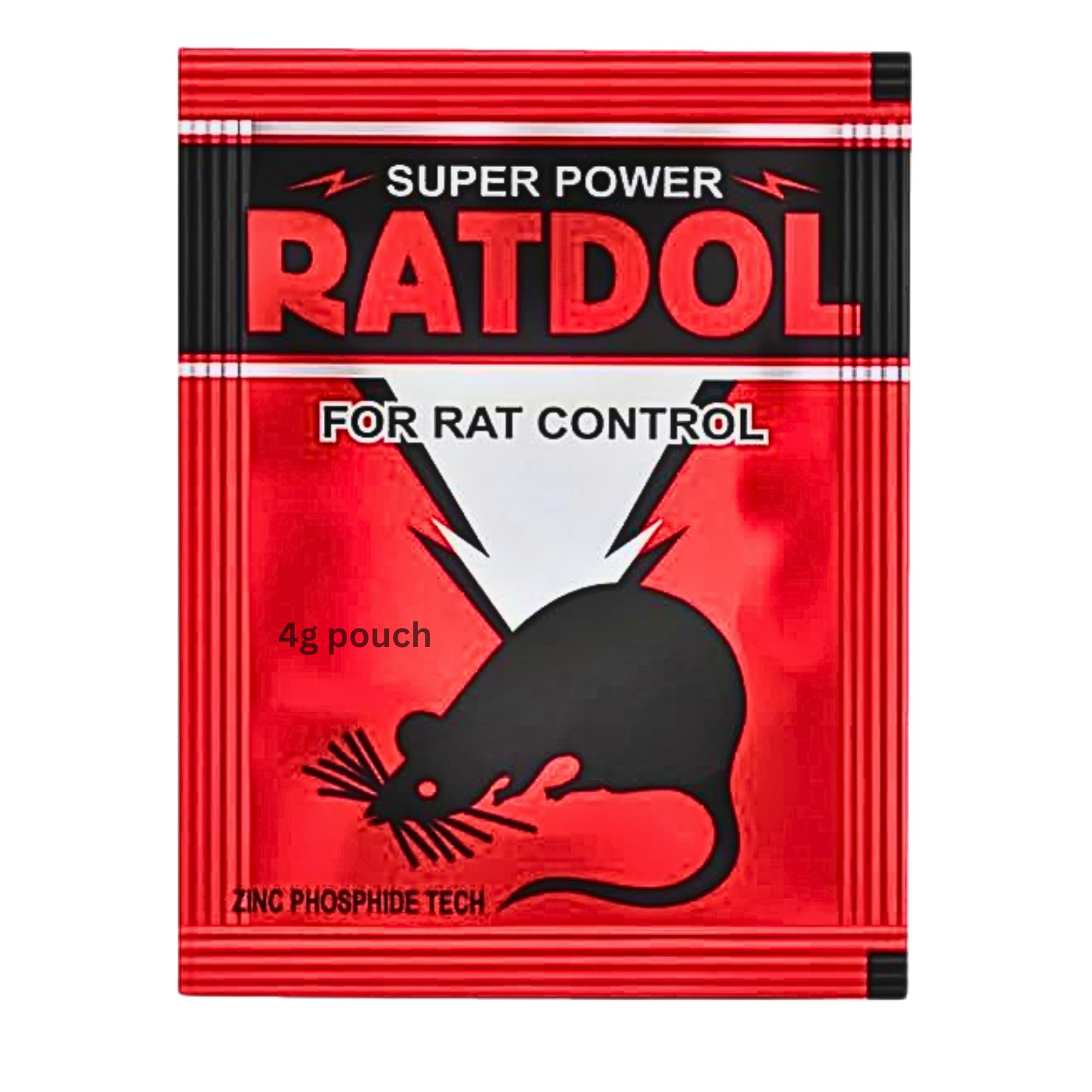 Saifproducts Super Power Ratdol 4g Zinc Phosphide | Effective Management | Safe Protection | Quick Action Sachet | Home, Farm, Office, Warehouse Use | Control Solution (Pack of 10)-image-5