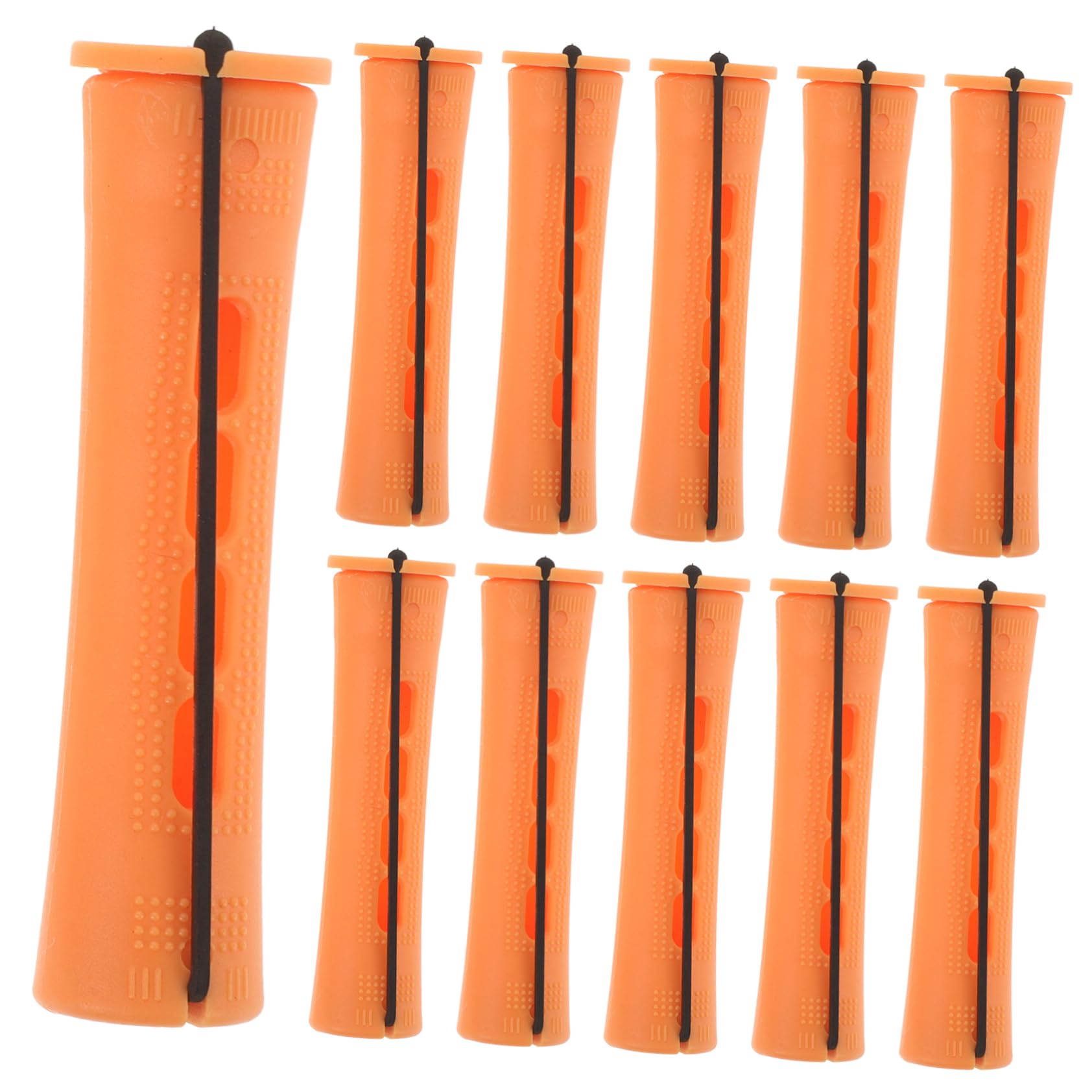 FOMIYES Perm Rods 30pcs Round Hair Curlers Flex Rods for Hair Perm Kit for Women