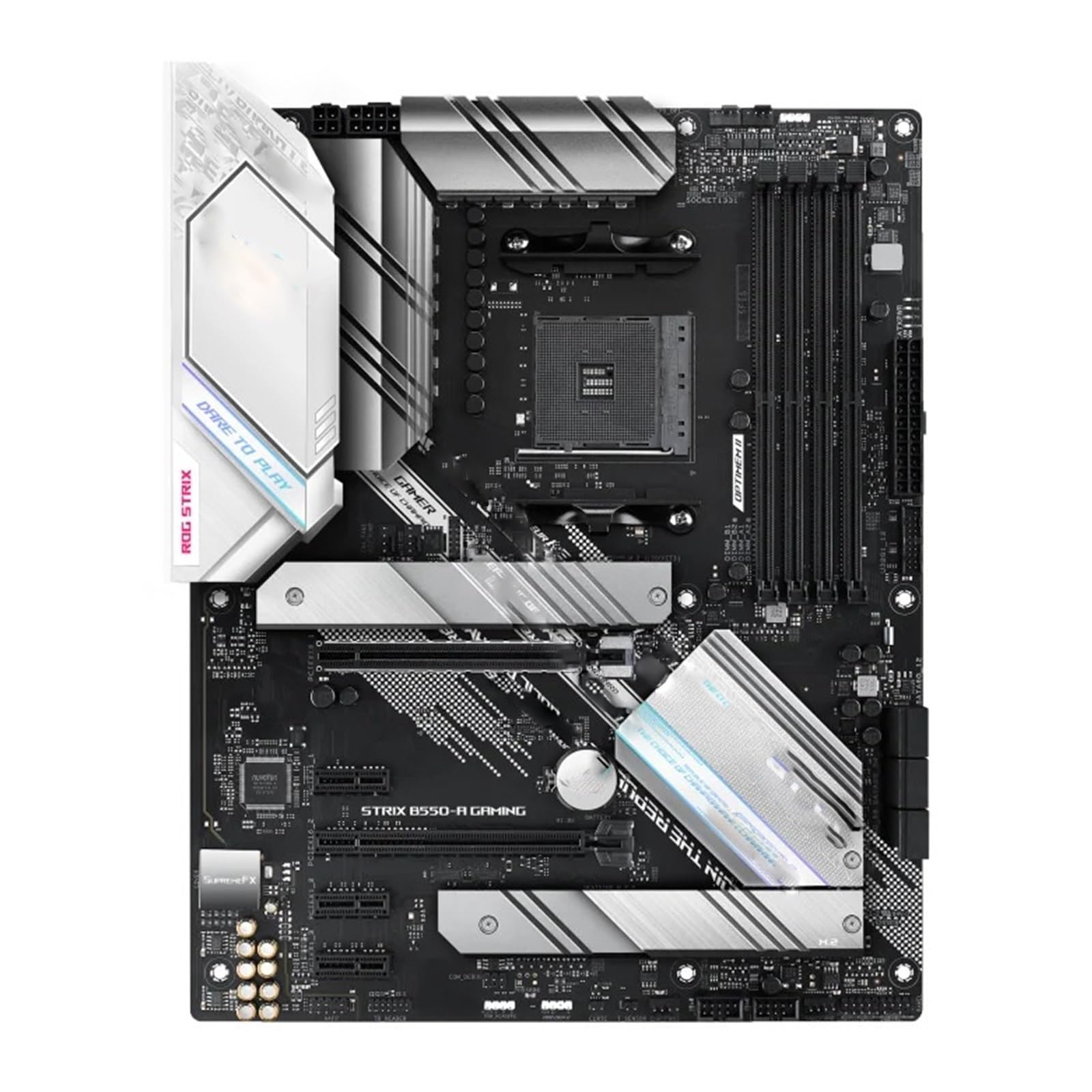 Carte mère Carte mère Fit for ASUS B550 ROG Strix B550-A Gaming AM4 Compatible avec Les processeurs Ryzen 5 5600, 5700, 3500, 4700, 3600 et 3700, mémoire DDR4 jusqu'à 128 Go, Format M.2 ATX