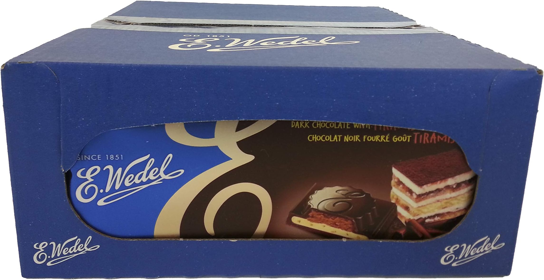 E. Wedel Dark Chocolate with TIRAMISU 100g (Case of 19)