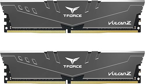 Miniatura 9 de TEAMGROUP T-Force Vulcan Z DDR4 16GB Kit (2x8GB) 3200MHz (PC4-25600) CL16 Módulo de memoria de escritorio Ram (gris) - TLZGD416G3200HC16CDC01