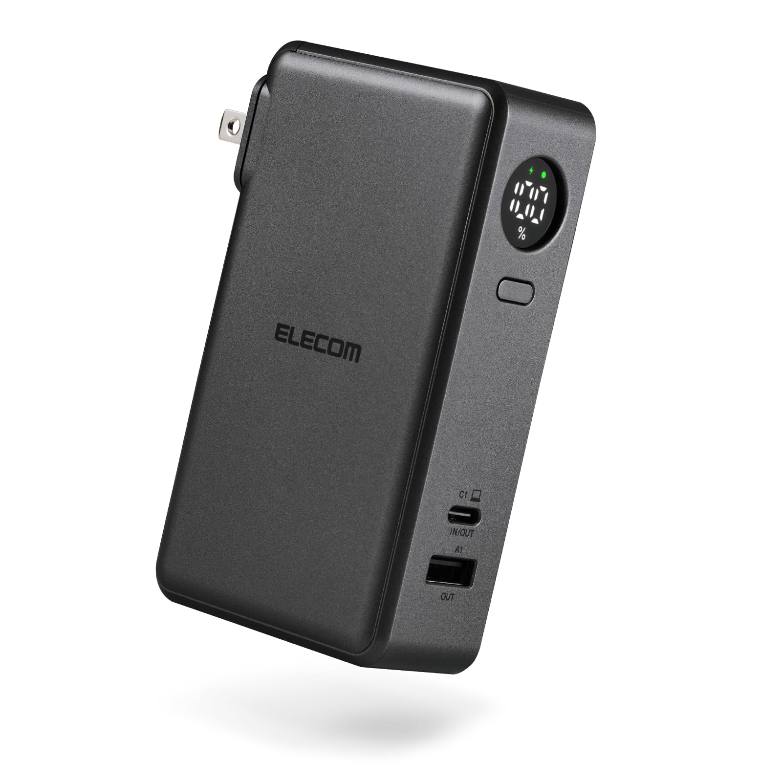 Amazon | エレコム モバイルバッテリー 67W 10000mAh コンセント一体型