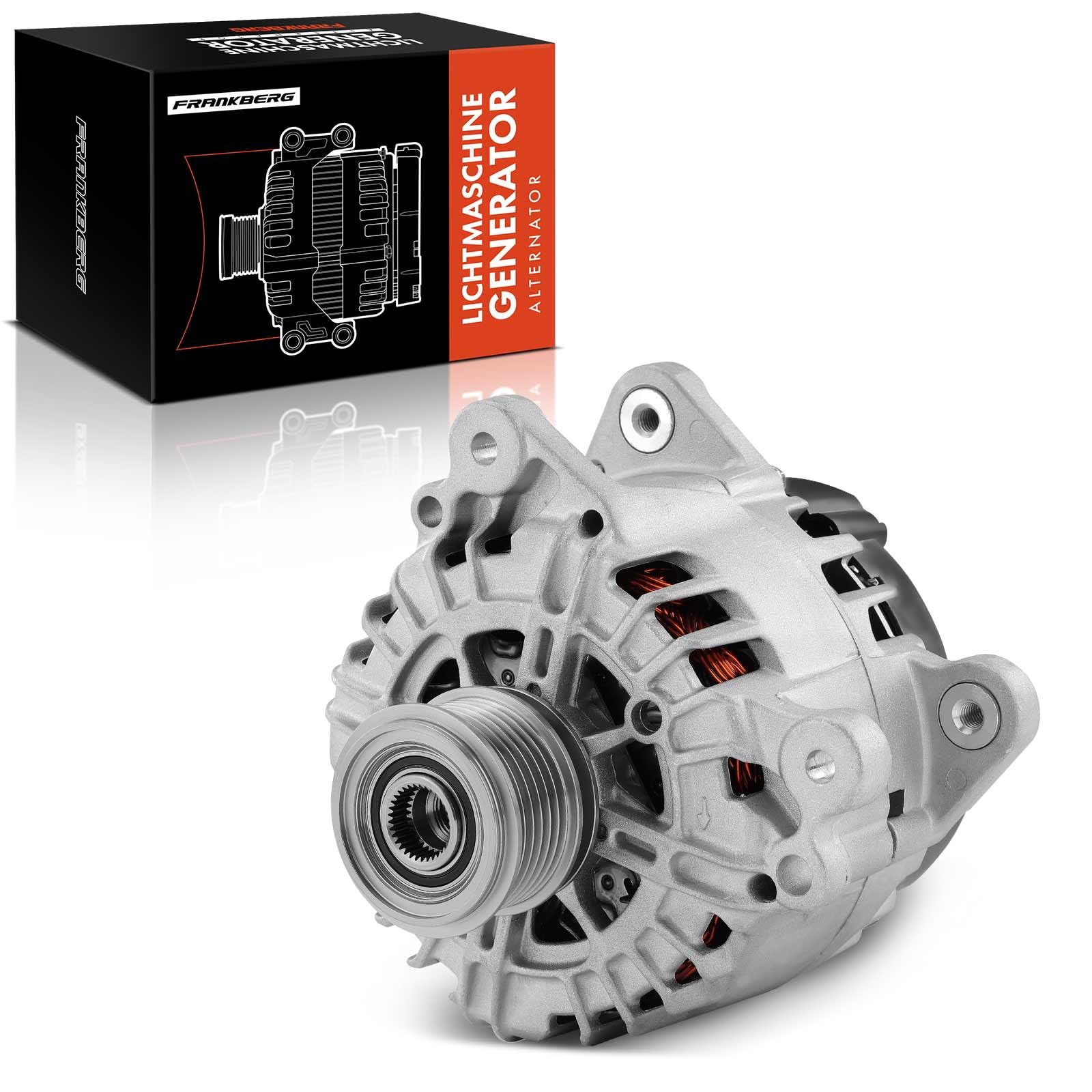 Frankberg alternatore | Compatibile con: A1 Sportback 8XA 8XF, A.l.h.a.m.b.r.a 7V8 7V9, CC 358, Scarabeo 5C1 5C2, TT 8J3, Rapido NH3 NK3 NK6
