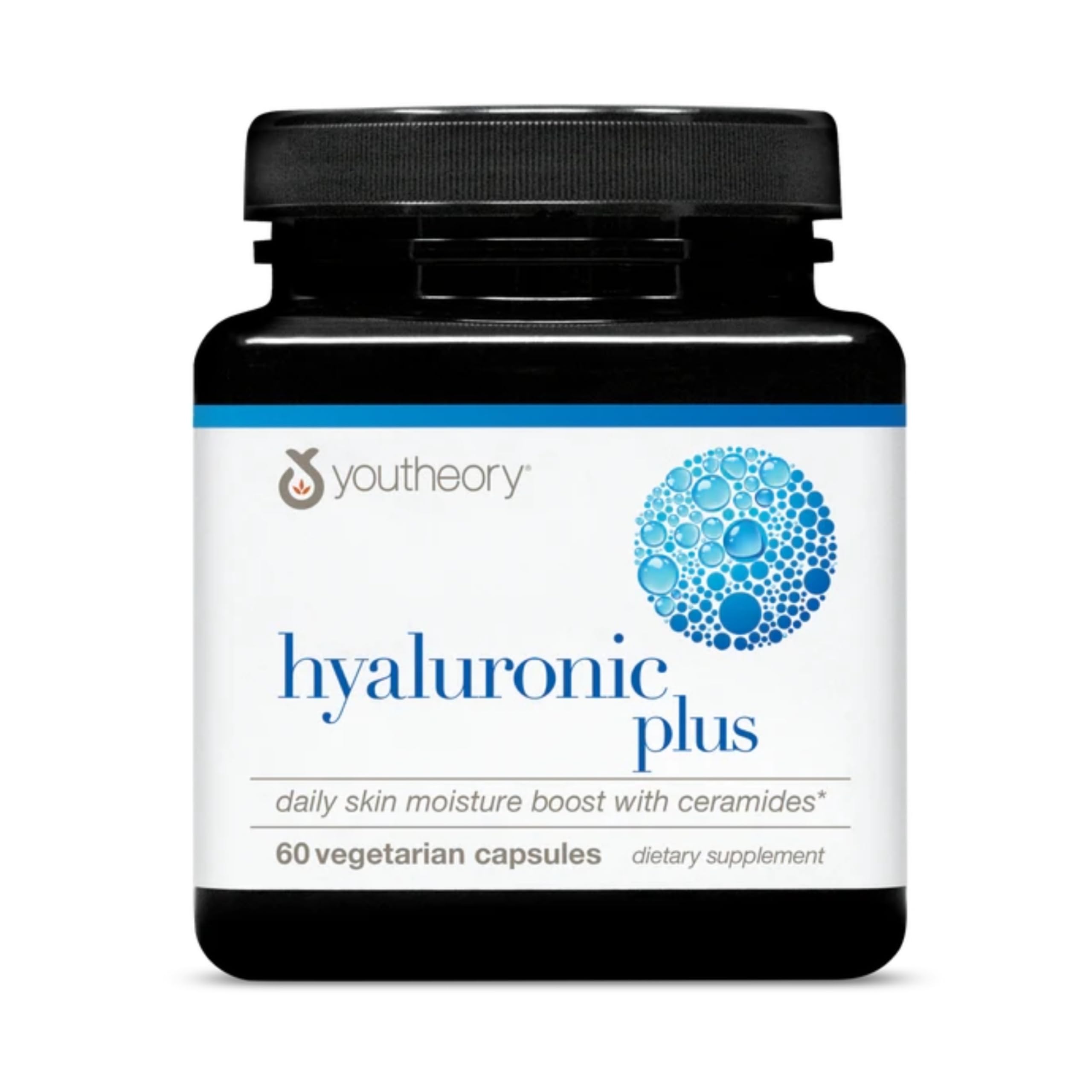 Hyaluronic Plus - Hyaluronic Acid Supplement with Ceramides, Vitamin C, Biotin & More - Supports Healthy Skin (60 Tablets)