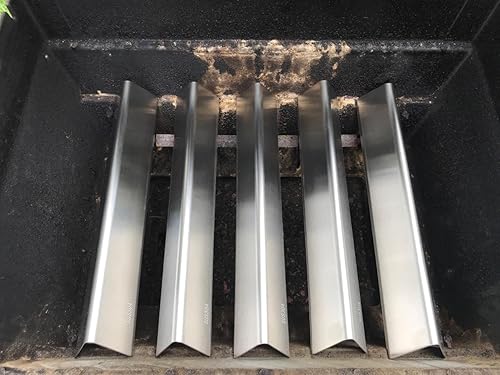 Miniatura 28 de QuliMetal 66033 Barras aromatizantes para Weber Genesis II E-410/E-415/E-435, piezas de parrilla para parrillas de gas Weber GS4 Genesis II LX serie