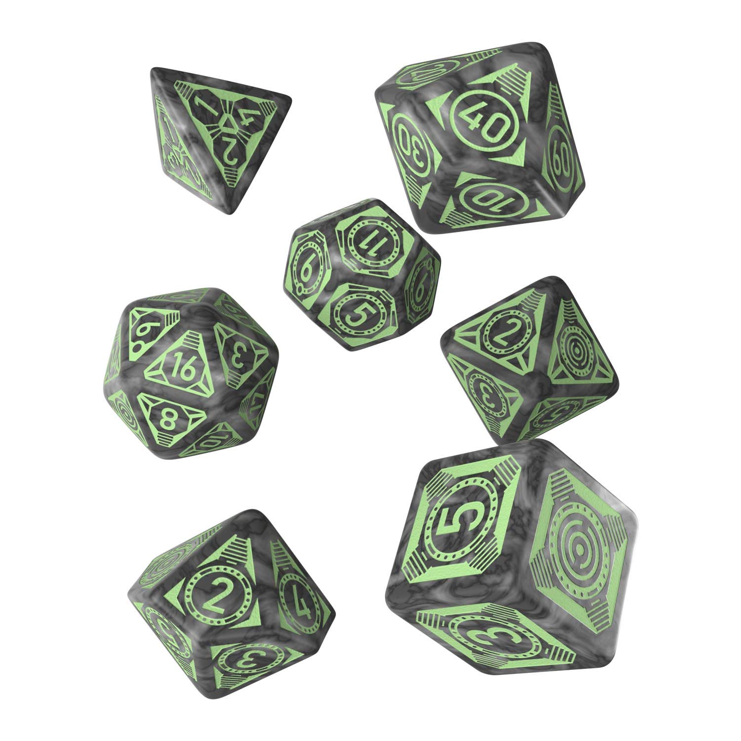 Q Workshop STA1H – Starfinder Against The Aeon Throne Dice Set (7)