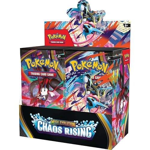 Pokémon TCG: Mega Evolution—Chaos Rising Booster Display