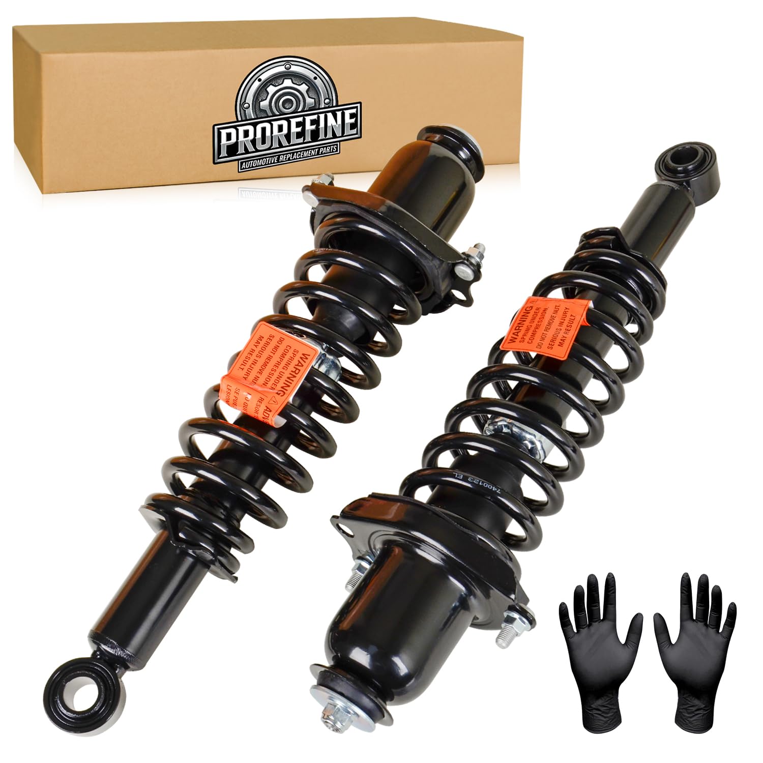 Upgraded Rear Strut Shock Assembly w/Coil Spring Compatible with Pontiac Vibe FWD 2003-2008 For Toyota Corolla (Exc. XRS) 2003-2008 For Toyota Matrix