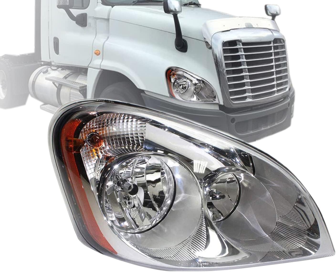 Freightliner Cascadia Headlight RH by Depo