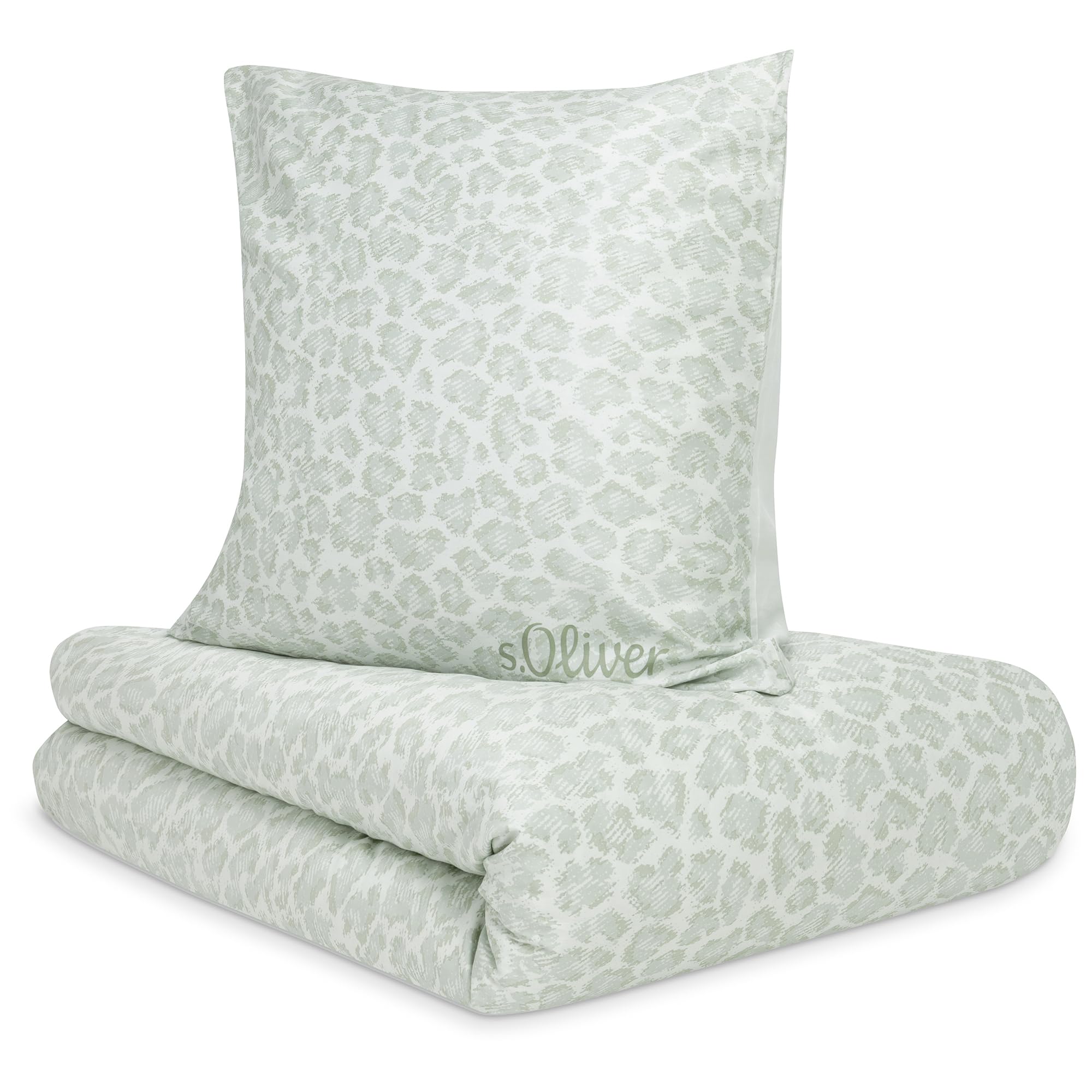 Housse de couette zippée s.Oliver 155x220 finie la couette qui glisse