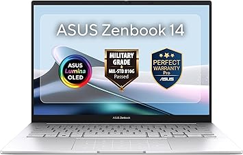 اسس زين بوك 14 [UX3405CA-NT319W] U9-285H / 32GB LPDDR5X / 1TB SSD / بطاقة رسومات انتل ارك™ / شاشة 14 انش 3K OLED بدون لمس/ويندوز 11/ضمان مثالي لمدة عام