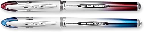 Vista 19 de Uni-ball Vision Elite BLX - Bolígrafos de infusión Blx Azul-negro