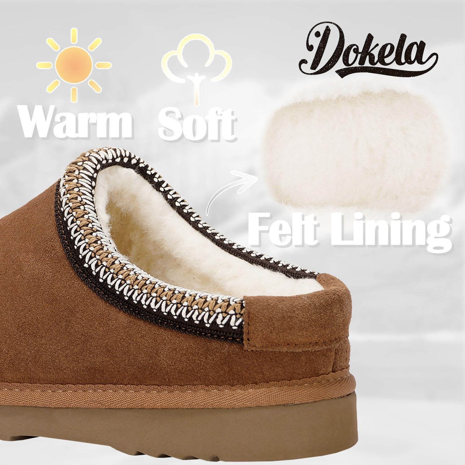 Donna Uomo Pantofole Pelle Scamosciata Vera Invierno Forro De Fieltro Scarpe da Casa Ciabatte Impermeabile Antiscivolo Slippers