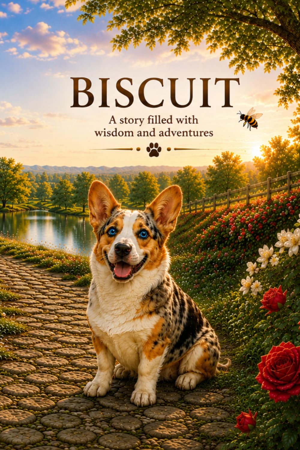 BISCUIT: A story filled with wisdom and adventures| Children's book |Faith| Illustrated| Corgi| Values| Story of real-life characters filled with Love faith and friendship|