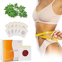 AONAT 30 Pieces Natural Abdominal Slimming Patches, Navel Patch to Burn Fat and Reduce Waist, Slimming Patches for Women and Men, Easy Application for Shaping Belly and Abdomen
