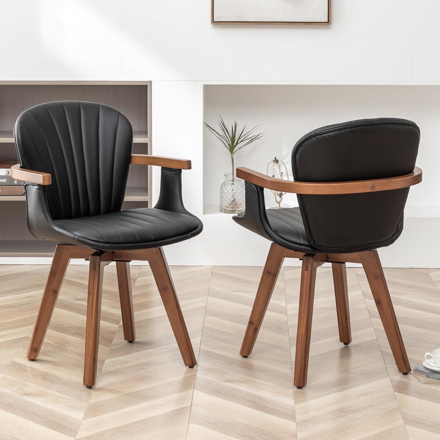 LUNLING Swivel Dining Room Chairs Set of 2