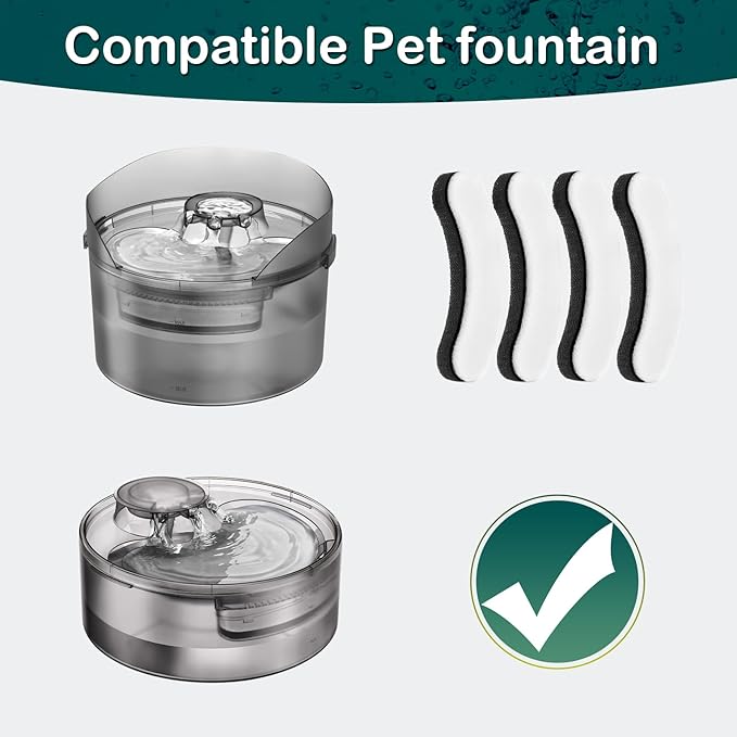 Filtros para Fuente de Agua para Gatos Opeth, 8 Paquete miniatura 2